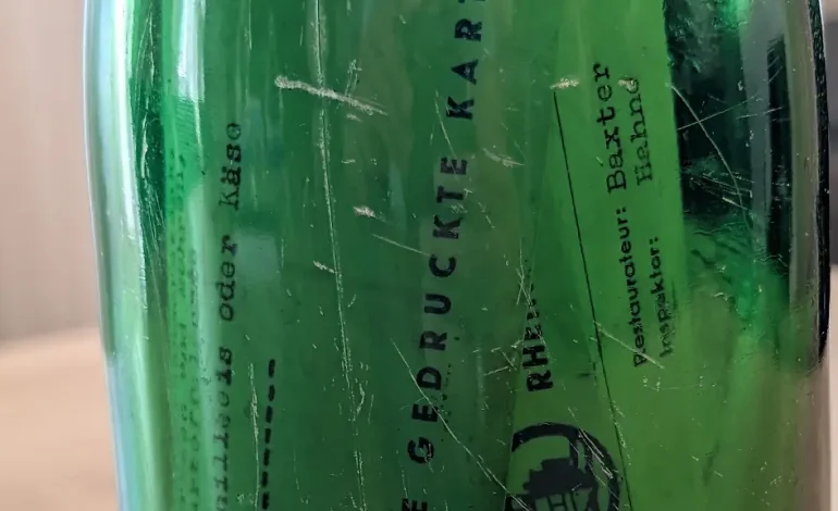Flaschenpost aus dem Rhein nach 68 Jahren entschlüsselt