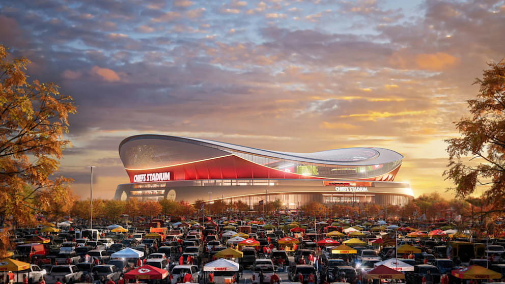 Moderner Stadionbau für NFL-Team Chiefs