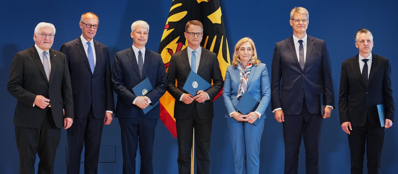 Umbau im Bundeskabinett: Neue CDU-Minister ernannt