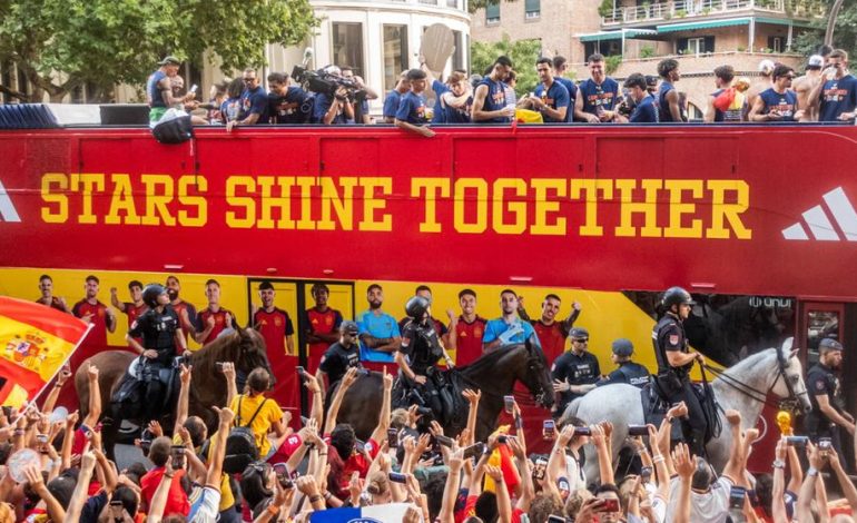 Spanien feiert seine WM-Triumphatoren