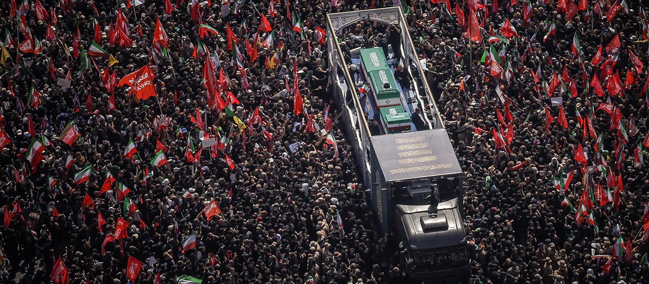 Trauerfeierlichkeiten für Ali Chamenei in Iran