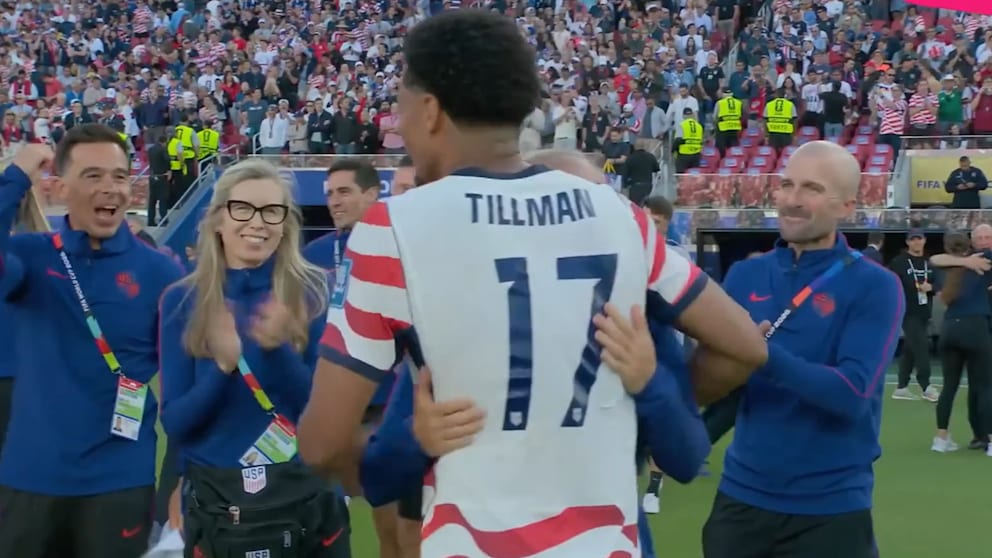 Emotionaler Jubel der US-Amerikaner nach Fußball-Sieg