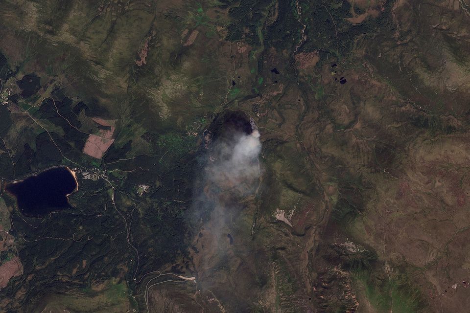 Flächenbrand im Cairngorms-Nationalpark: Evakuierungen und Warnungen