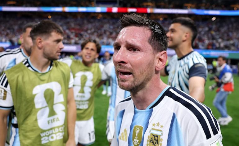 Messi emotional nach Sieg gegen Ägypten