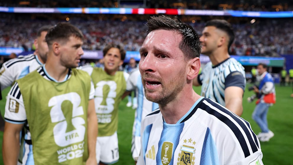 Messi emotional nach Sieg gegen Ägypten
