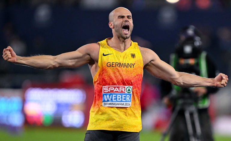 Sprint-Staffel holt Silber: Mit Sensationswurf zu EM-Gold