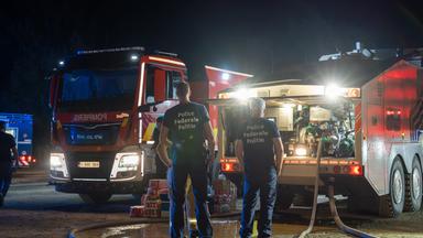 Waldbrand bei Hürtgenwald und Grenzgebiet im Fokus
