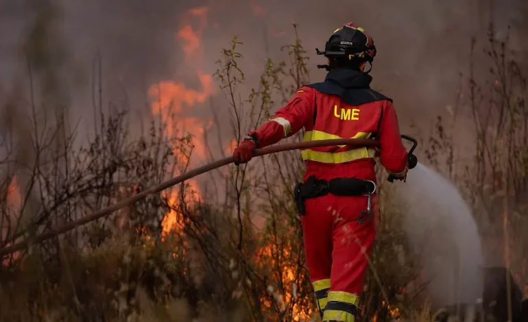 Feuerwehr kämpft gegen Waldbrände in Südspanien