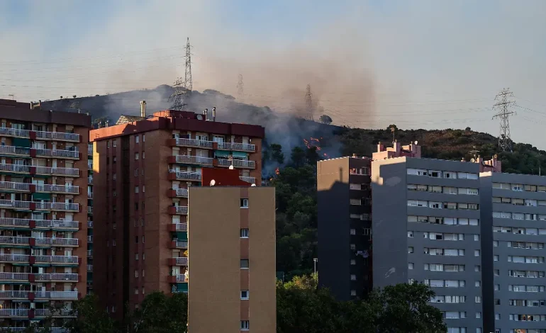 Bewohner in Barcelona wegen Waldbrand evakuiert