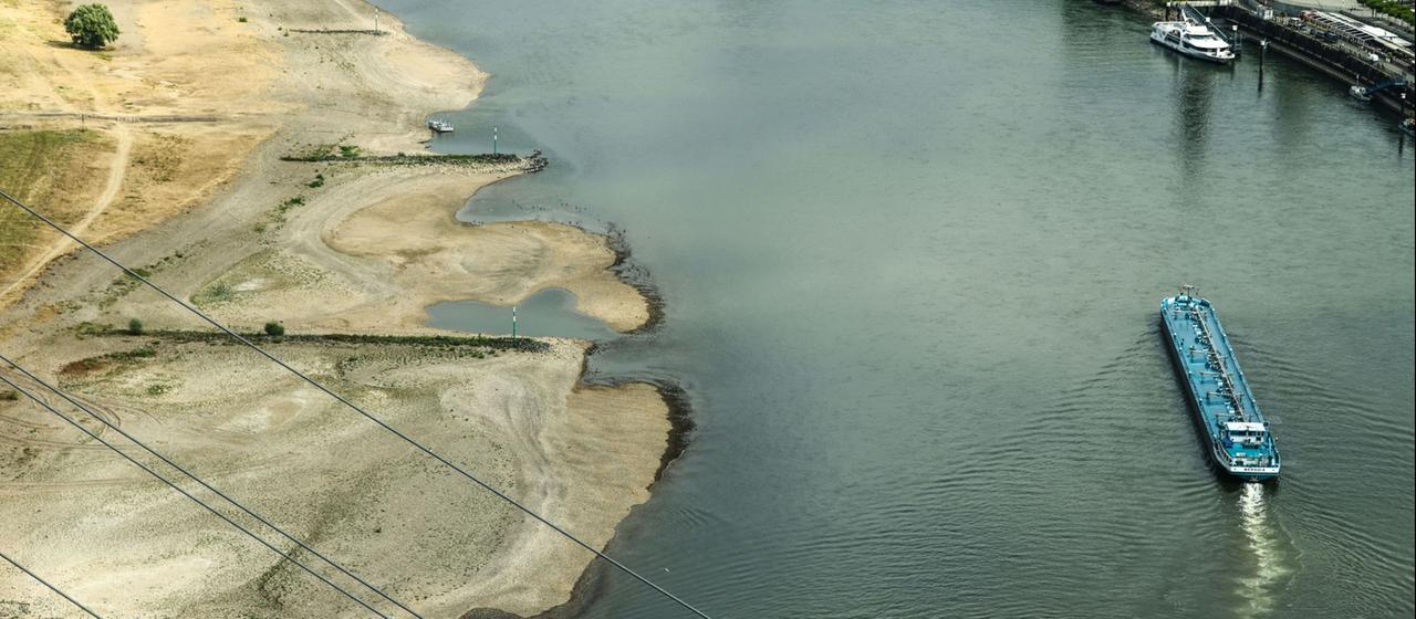 Deutschlands Flüsse und die wirtschaftlichen Auswirkungen von Niedrigwasser