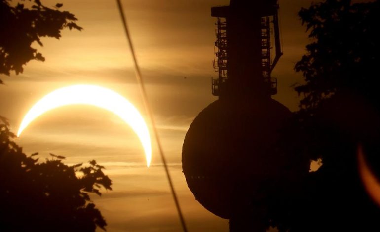 Spektakuläre Sonnenfinsternis über Deutschland