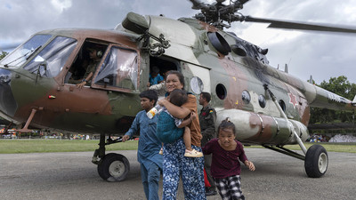 Internationale Hilfsmaßnahmen nach Sturzflut in Nepal und Tibet