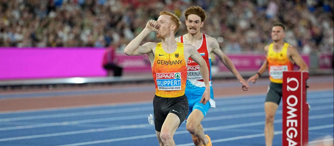 Ruppert gewinnt Goldmedaille bei Leichtathletik-EM, Bebendorf holt Bronze