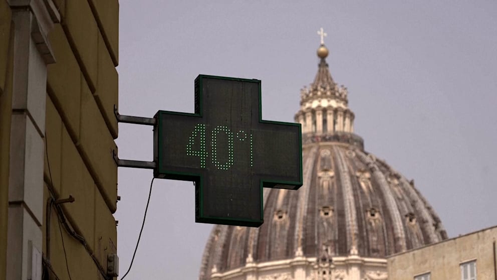 Erneute Hitzewelle in Rom: Temperaturen steigen auf 40 Grad