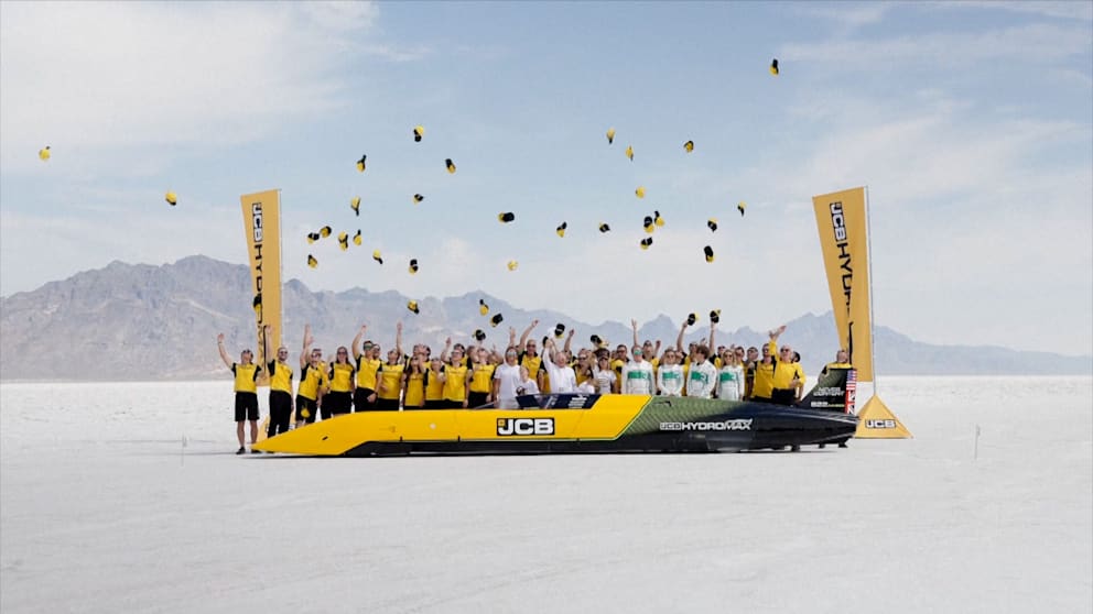 Mit über 650 km/h: Sagenhafter Rekord für Wasserstoff-Renner von JCB