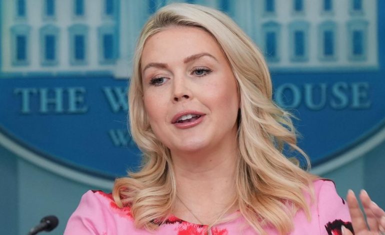 Karoline Leavitt verlässt das Weiße Haus