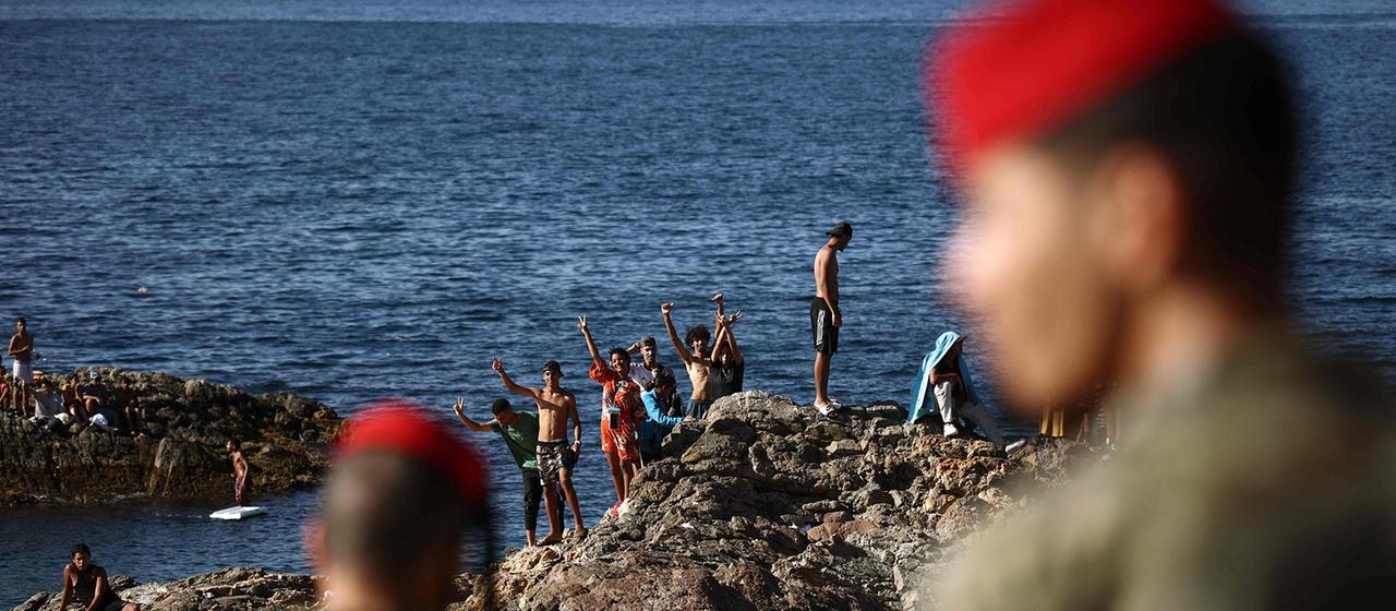 Spanische Exklave Ceuta: Marokko macht Soziale Medien verantwortlich