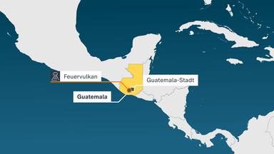Feuervulkan in Guatemala: Alarmstufe Rot und Evakuierungen