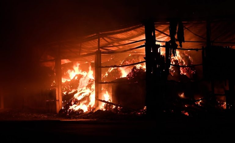 Großbrand verursacht Millionenschaden in Greiz