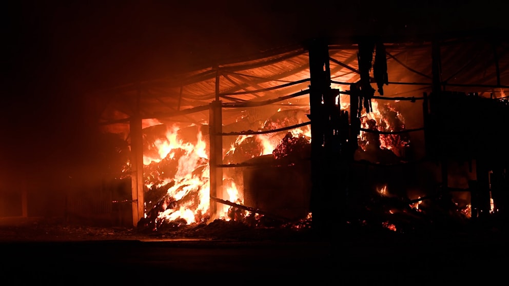 Großbrand verursacht Millionenschaden in Greiz