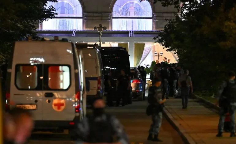 Explosion im Moskauer Nobelrestaurant
