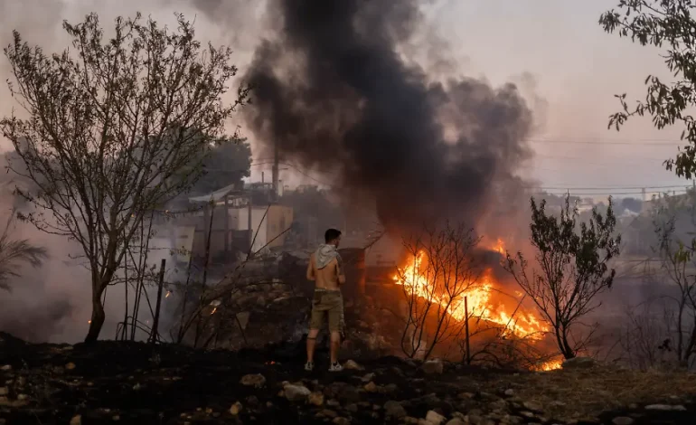 Unternehmer in Griechenland wegen Waldbrandes festgenommen
