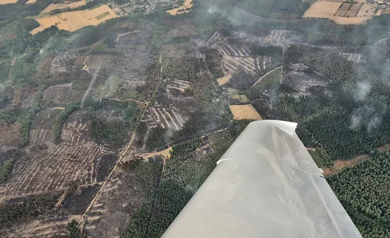Anwohner kehren bald zurück: Innenminister gibt Schuld am Waldbrand