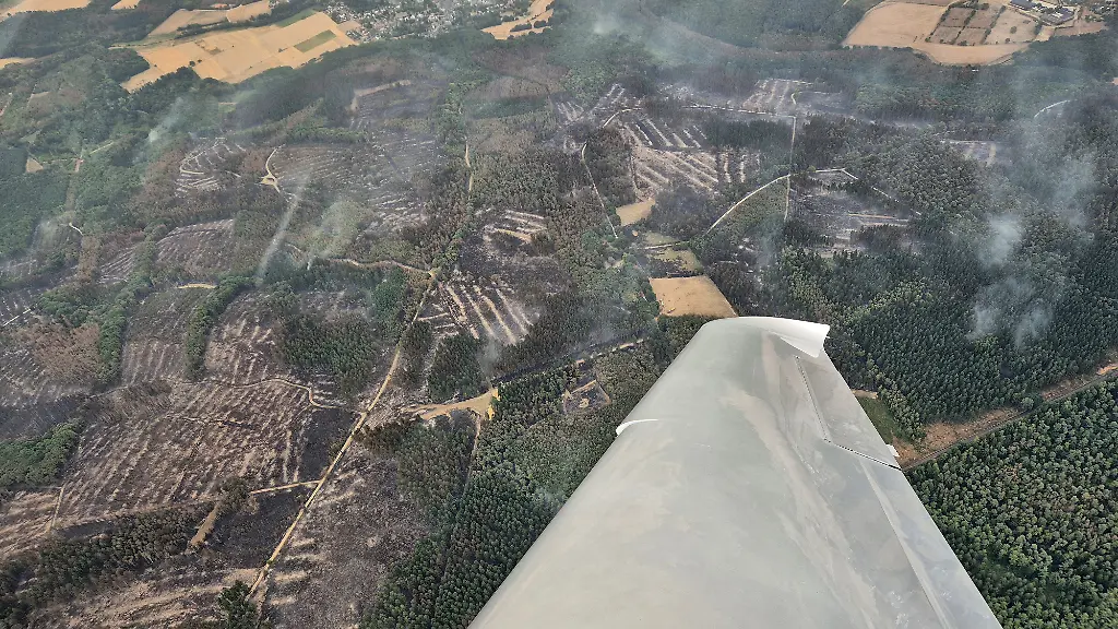 Anwohner kehren bald zurück: Innenminister gibt Schuld am Waldbrand