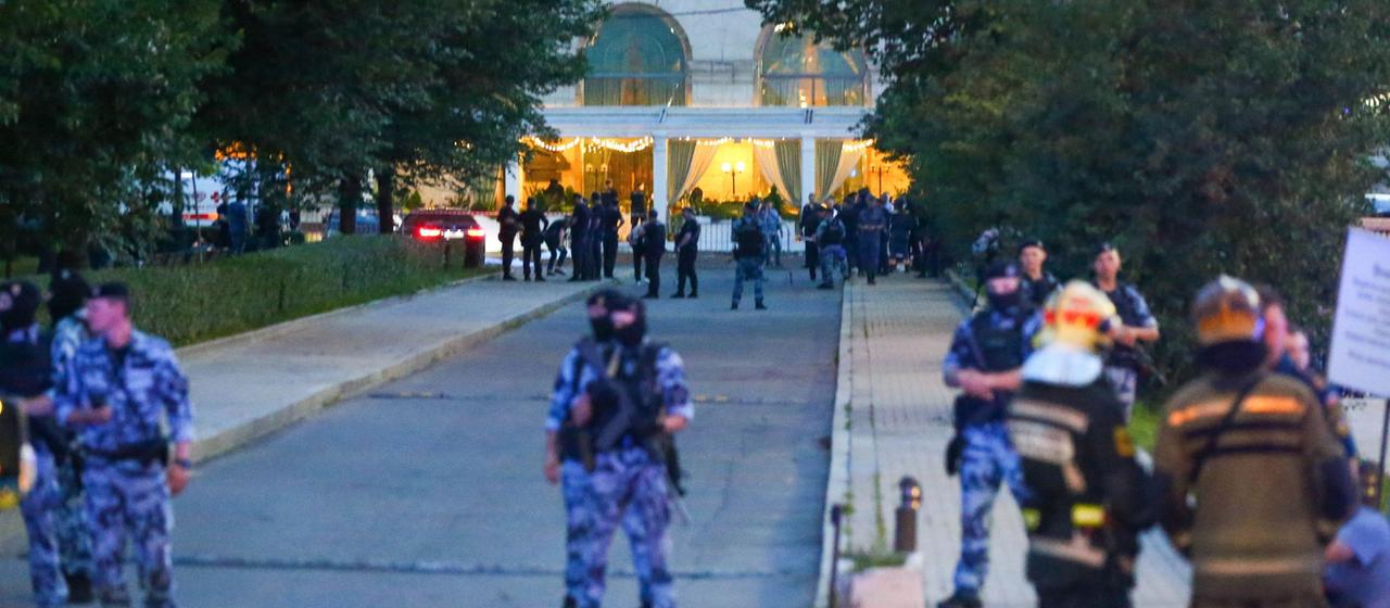 Explosion in Moskauer Restaurant: Tote und Verletzte
