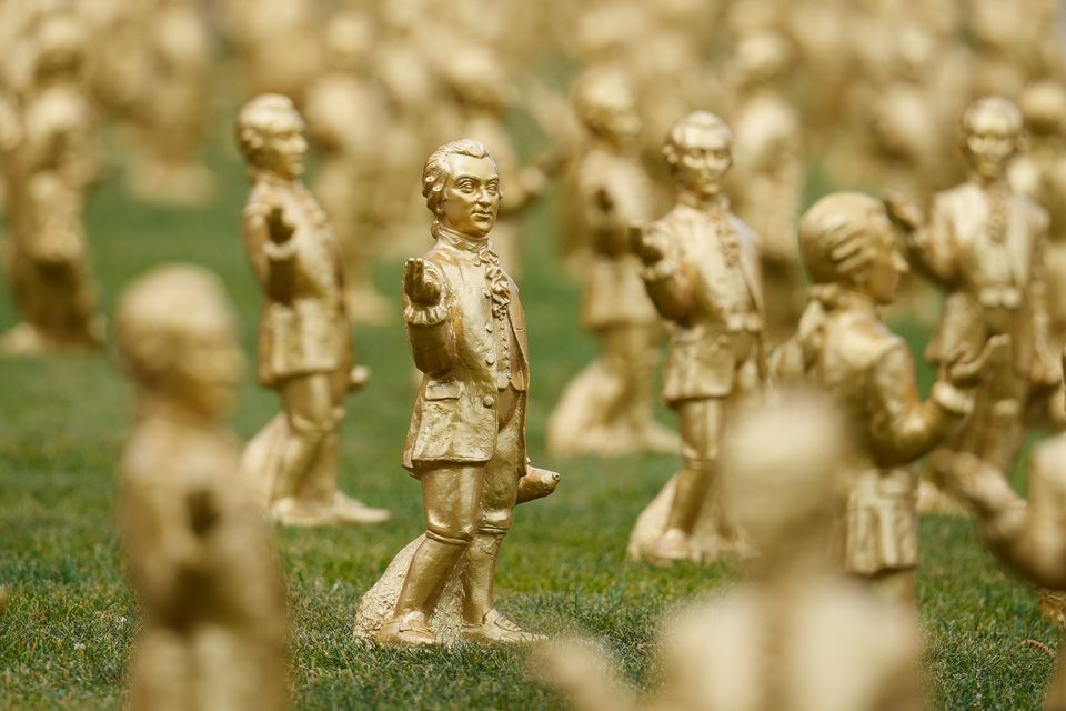 Zahlreiche Mozart-Skulpturen in Salzburg gestohlen