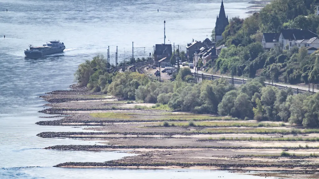 Herausforderungen für Binnenschiffer bei Niedrigwasser am Rhein