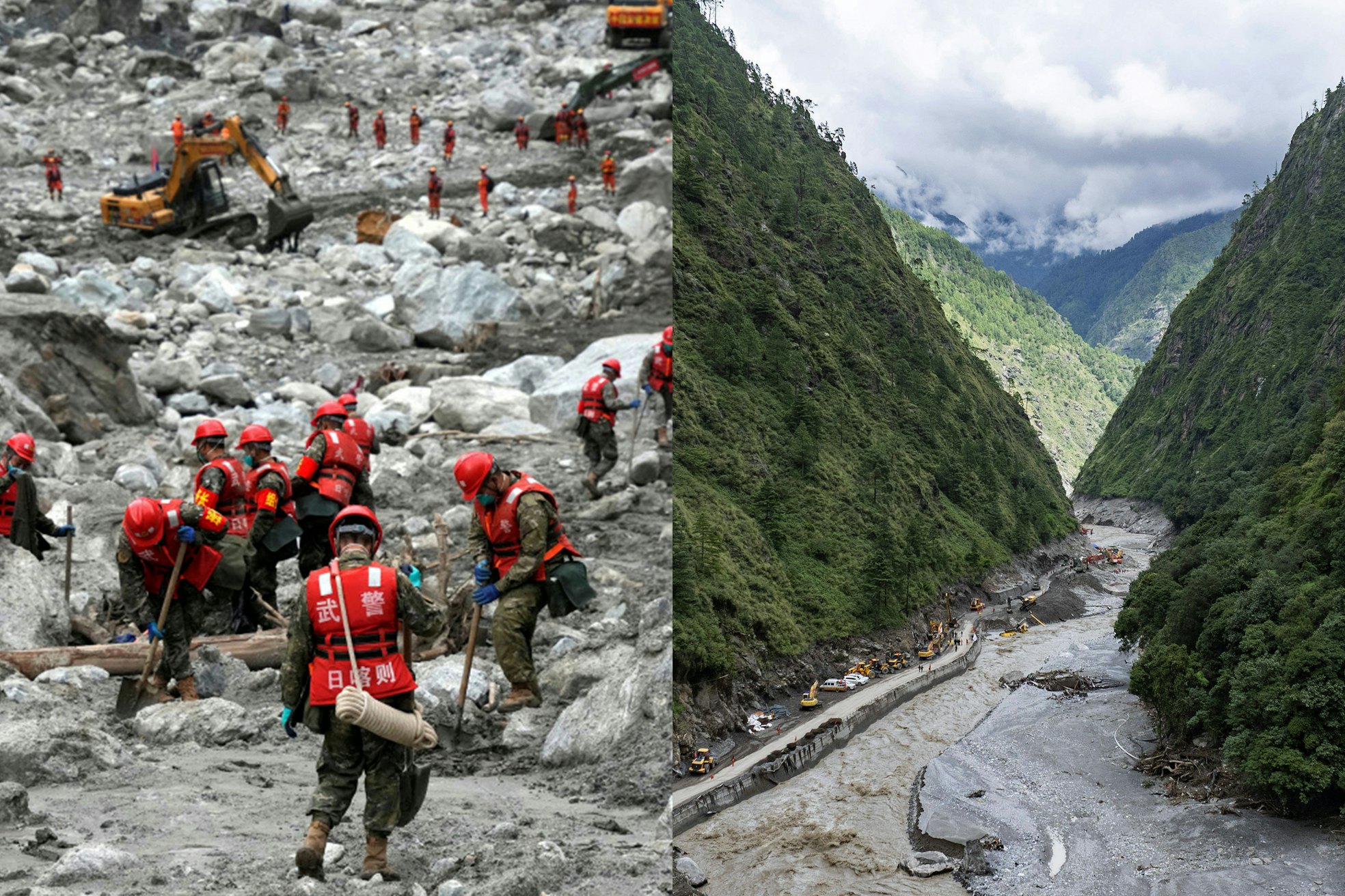 Sturzflut im Himalaya: Unklare Lage in Tibet