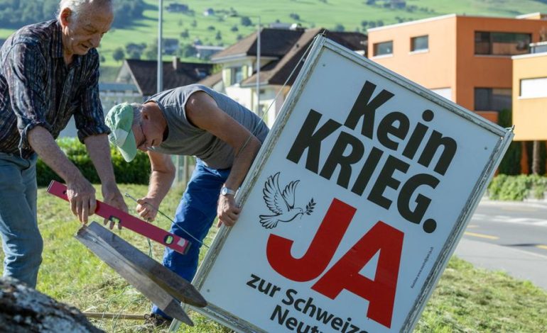Die Neutralitätsdebatte in der Schweiz