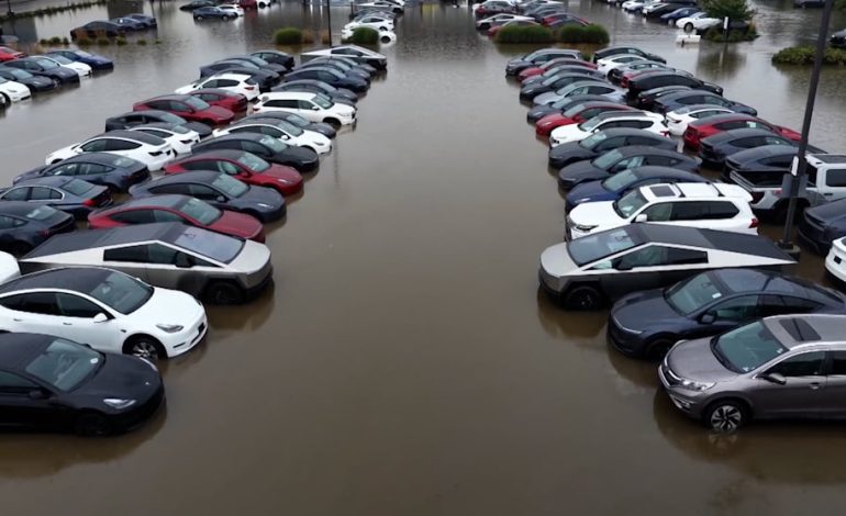 Tesla-Fahrzeuge in New Jersey von Hochwasser betroffen