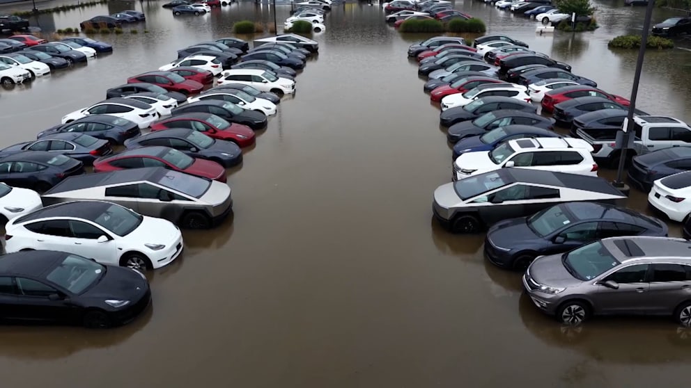 Tesla-Fahrzeuge in New Jersey von Hochwasser betroffen