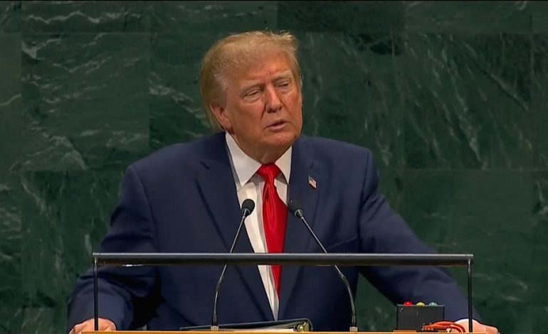 Trump spricht bei der UN-Generaldebatte