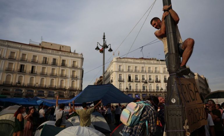 Wohnungsnot in Spanien: Proteste in Madrid