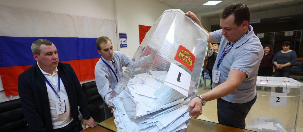 Russlands Duma-Wahl: Kreml-Partei dominiert erneut