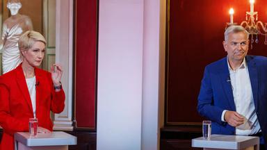 TV-Duell zwischen Schwesig und Holm: Politische Spannung in Mecklenburg-Vorpommern