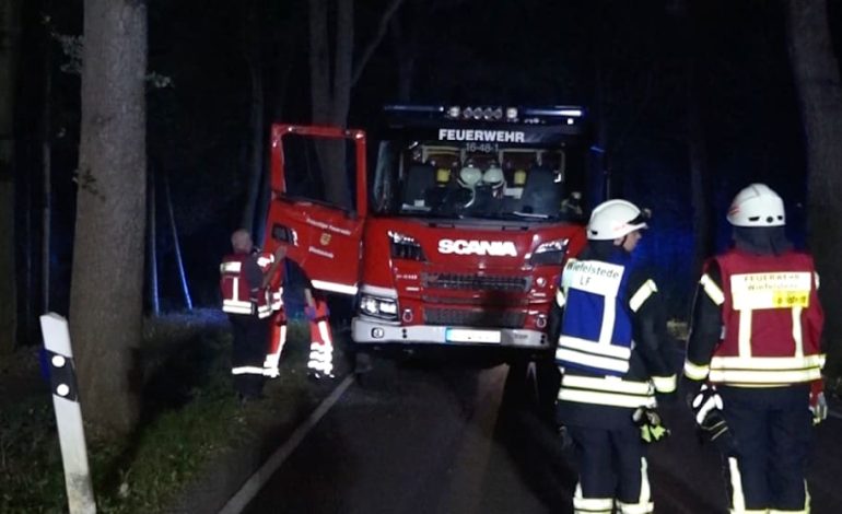 Feuerwehrunfall bei Übungsfahrt in Niedersachsen