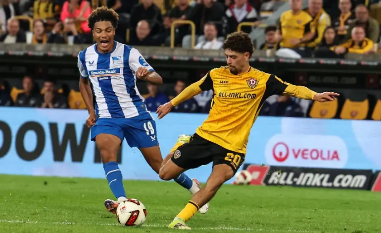 Dramatisches Spiel zwischen Dresden und Hertha BSC