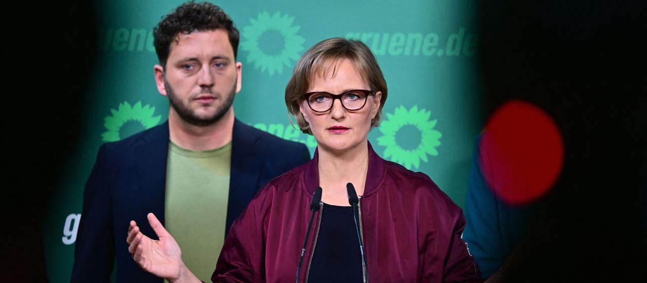 Grünen-Vorsitzende Brantner und Banaszak kandidieren erneut