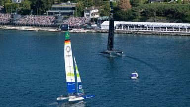 Schwierigkeiten des deutschen Teams beim SailGP-Event in Genf
