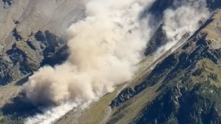 Gigantischer Felssturz in Südtirol