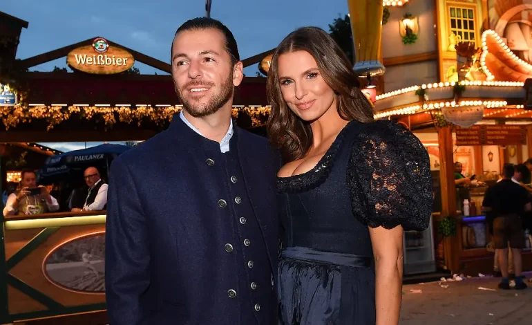 Laura Wontorra und Riccardo Basile beim Oktoberfest: Verliebtes Paar feiert Premiere