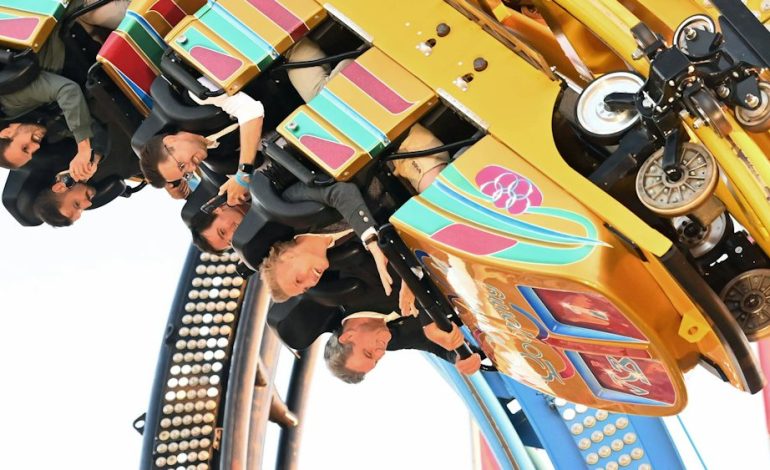 Kopfstand für Olympia: Söder und Krause auf dem Oktoberfest