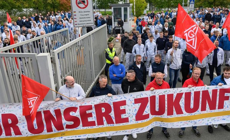 IG Metall ruft zum Aktionstag wegen Autoindustriekrise auf