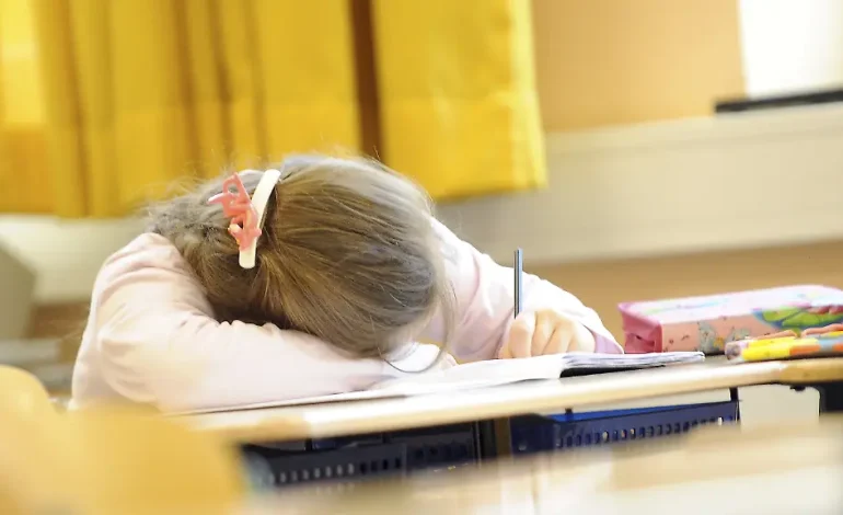 Probleme mit Schlaf und Erschöpfung der Schüler