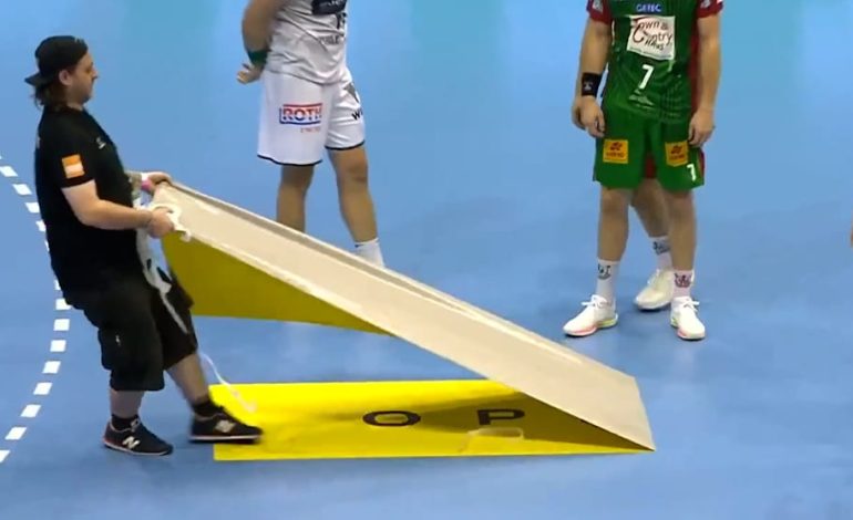 Ungewöhnliche Spielunterbrechung in der Handball-Bundesliga
