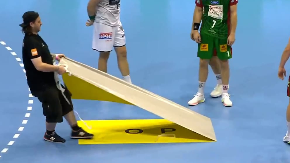 Ungewöhnliche Spielunterbrechung in der Handball-Bundesliga